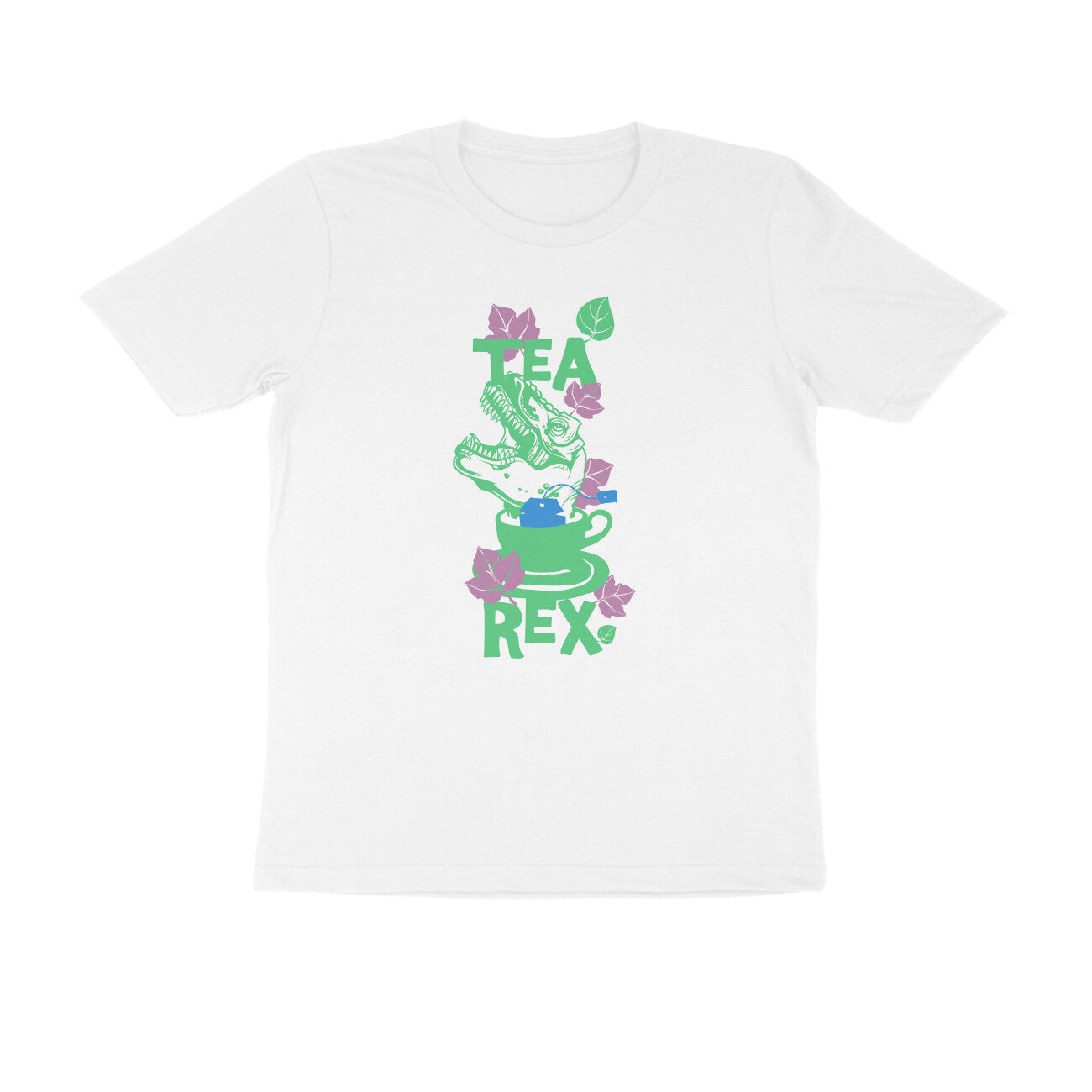 Half Sleeve Round Neck T-Shirt – Tea Rex 3 puraidoprints