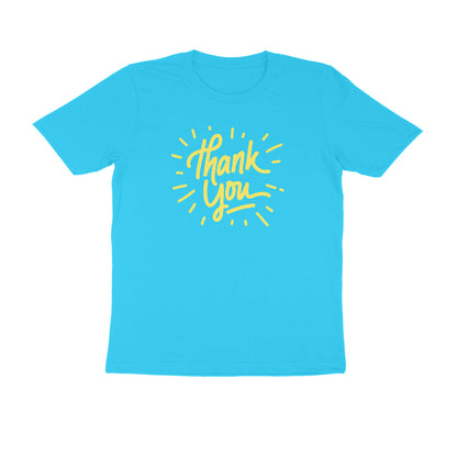 Half Sleeve Round Neck T-Shirt –  Thank you 2 puraidoprints