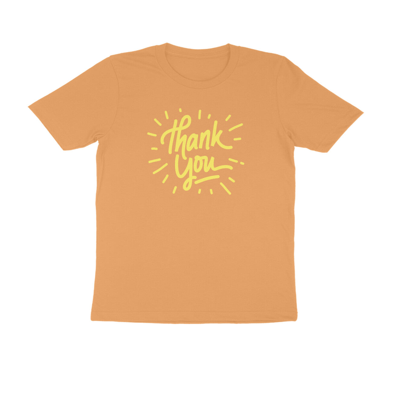 Half Sleeve Round Neck T-Shirt –  Thank you 2 puraidoprints