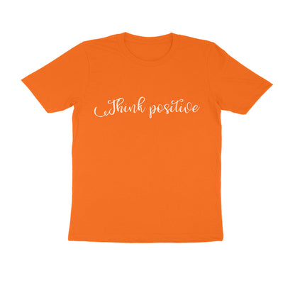 Half Sleeve Round Neck T-Shirt – Think positive puraidoprints