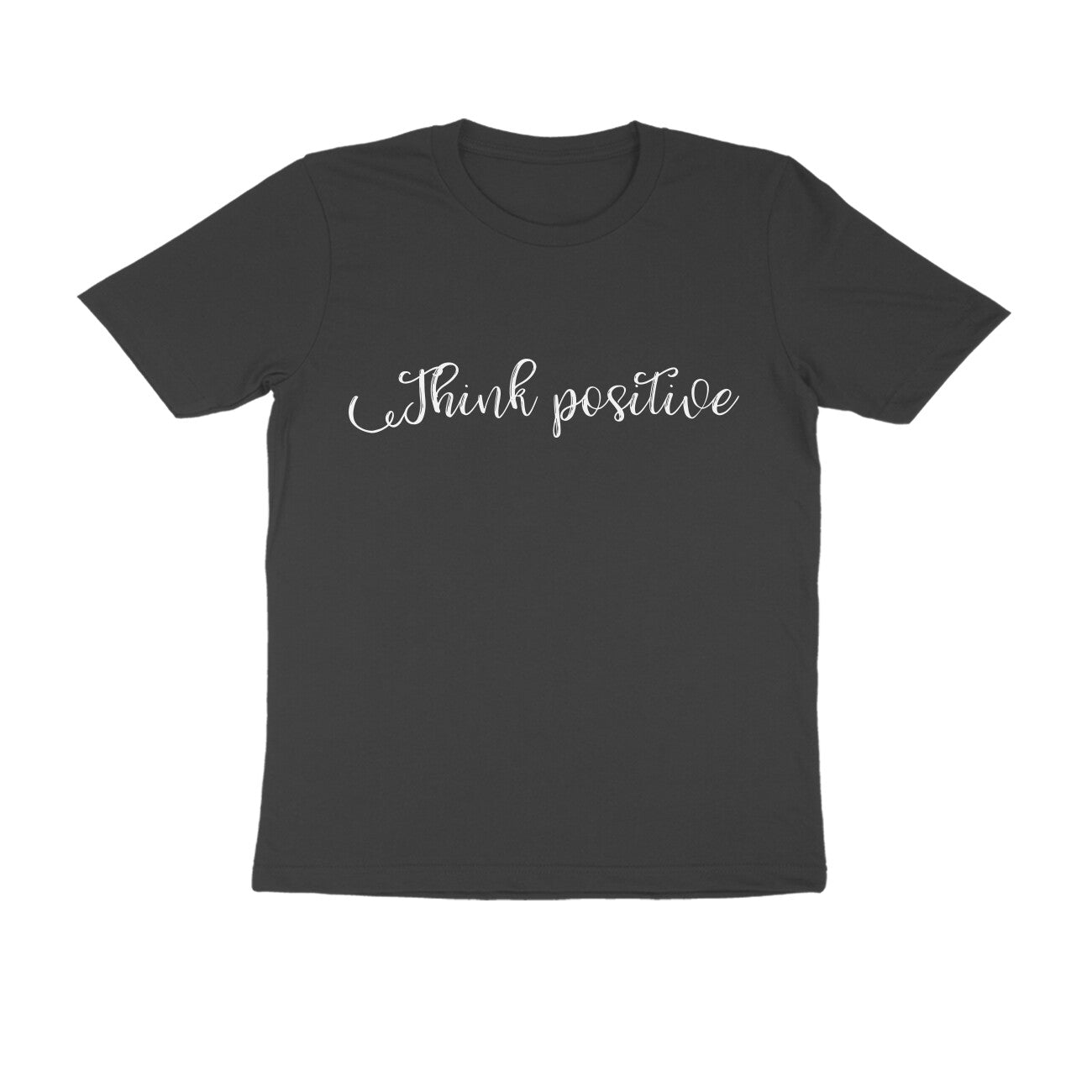 Half Sleeve Round Neck T-Shirt – Think positive puraidoprints