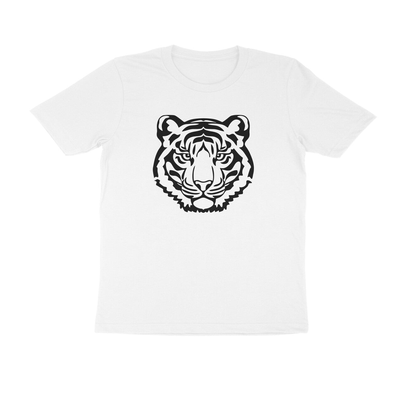 Half Sleeve Round Neck T-Shirt –  Tiger 2 puraidoprints