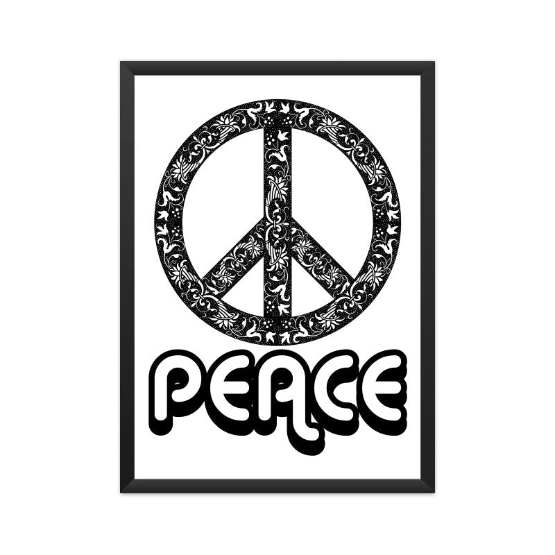 Poster- Framed – Peace puraidoprints