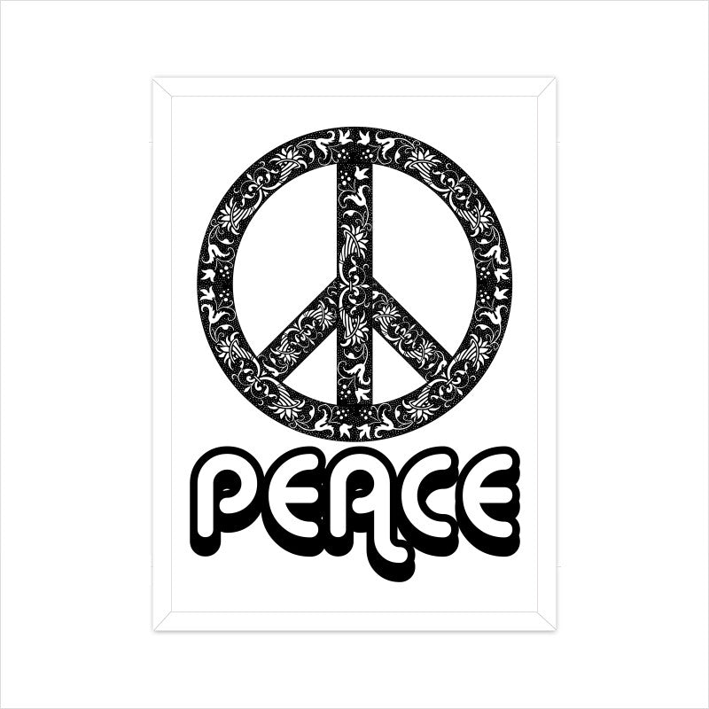 Poster- Framed – Peace puraidoprints